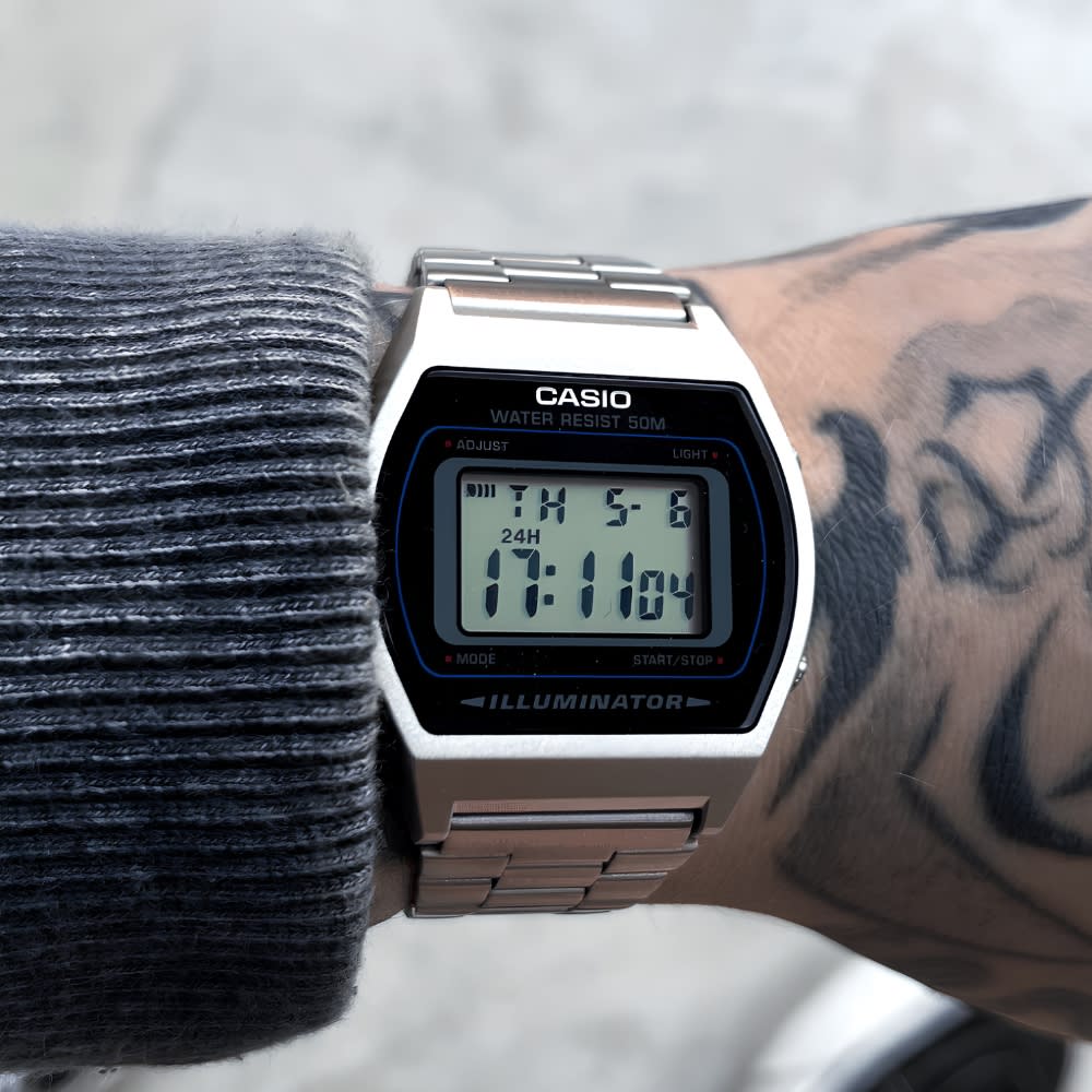 Reloj Casio Vintage B640WD-1AVDF Digital Acero Plateado Unisex5