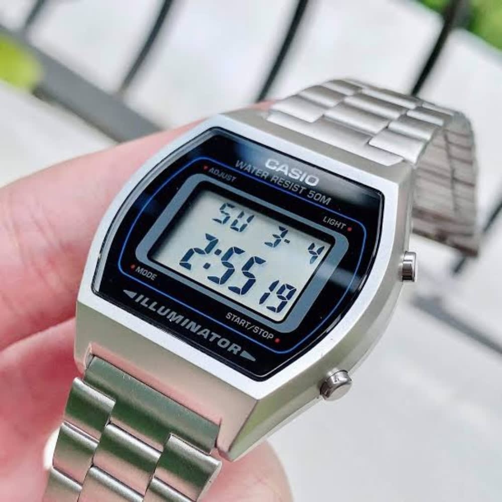 Reloj Casio Vintage B640WD-1AVDF Digital Acero Plateado Unisex4