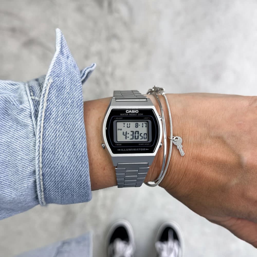 Reloj Casio Vintage B640WD-1AVDF Digital Acero Plateado Unisex2