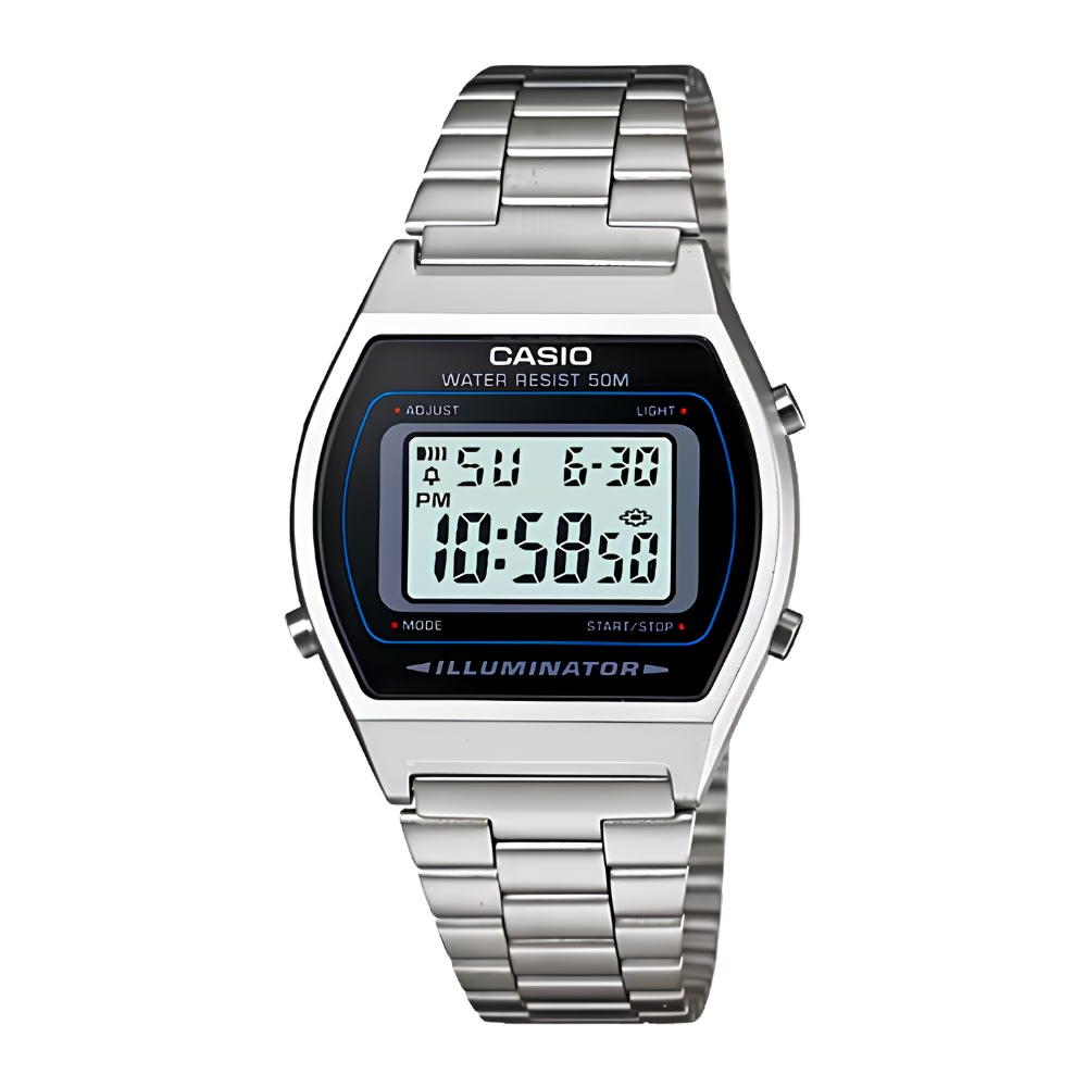 Reloj Casio Vintage B640WD-1AVDF Digital Acero Plateado Unisex9