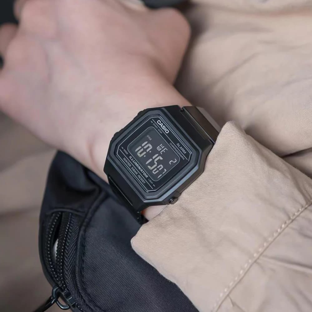 Reloj Casio Vintage B650WB-1BDF Digital Acero Negro Hombre5