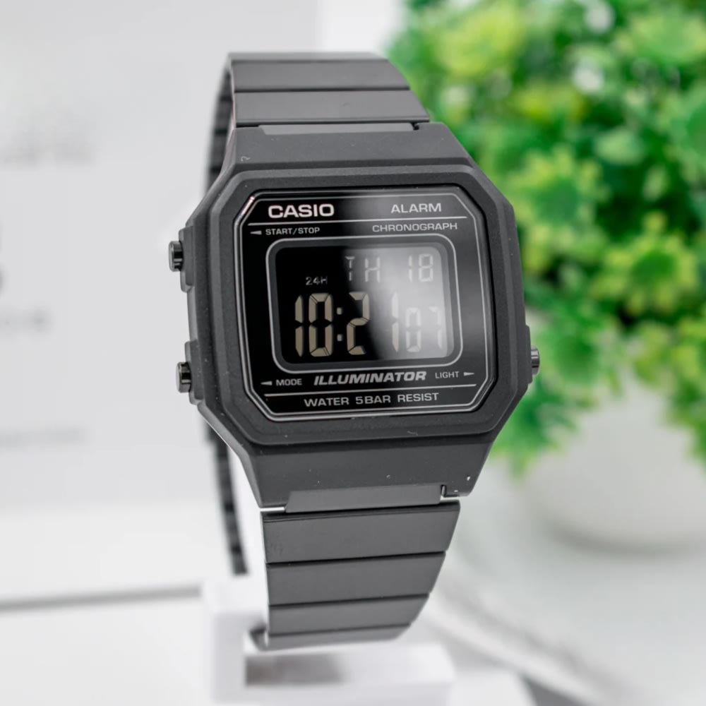 Reloj Casio Vintage B650WB-1BDF Digital Acero Negro Hombre7