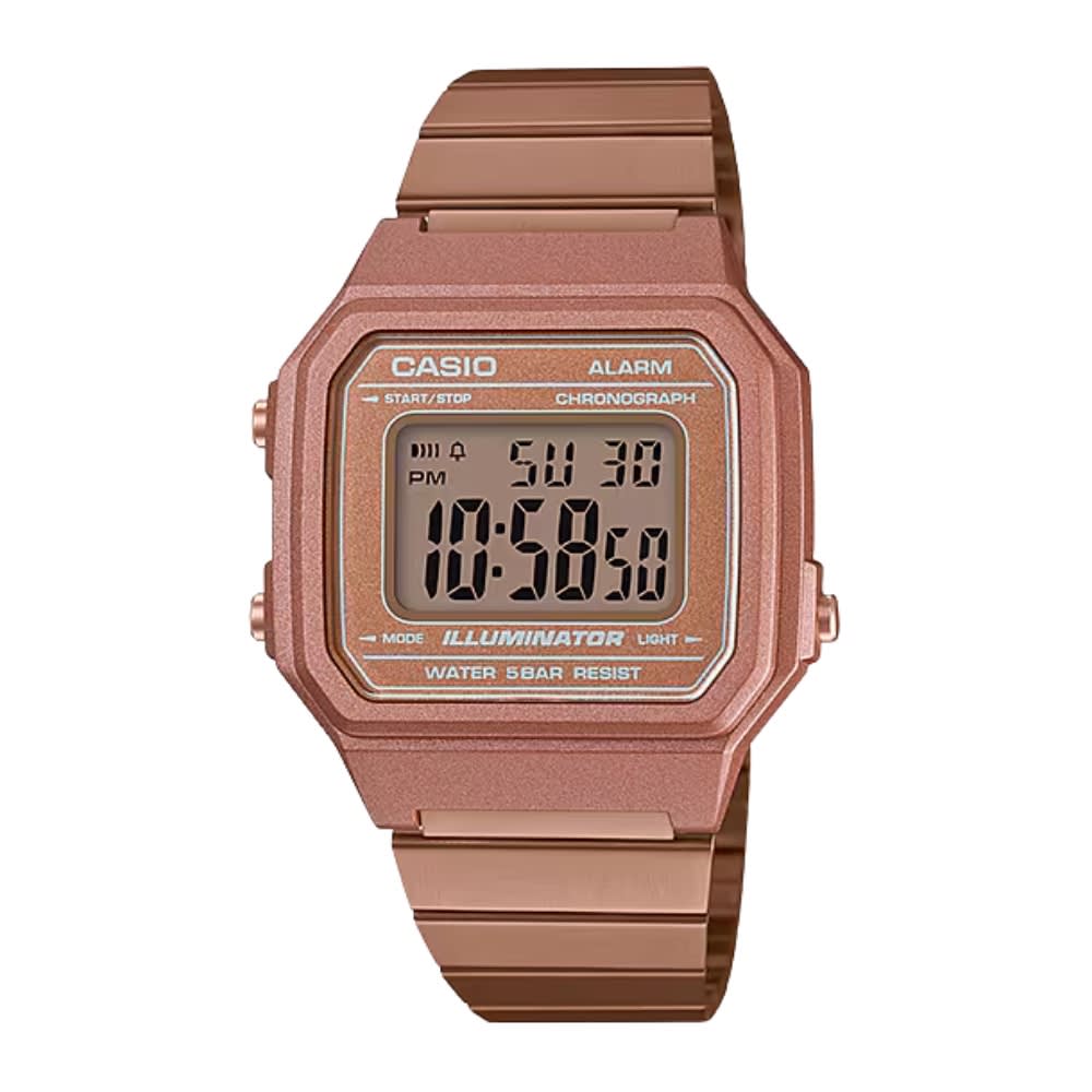 Reloj Casio Vintage B650WC-5ADF Digital Acero Golden Rose Unisex8