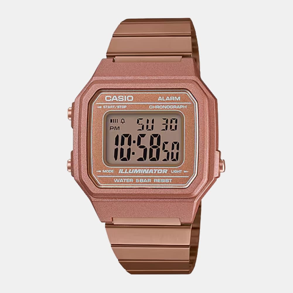 Reloj Casio Vintage B650WC-5ADF Digital Acero Golden Rose Unisex1