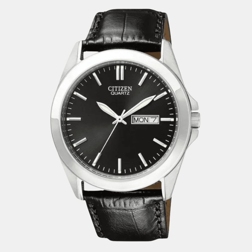 Reloj Citizen Quartz BF0580-06E Clásico Cuero Negro Hombre1