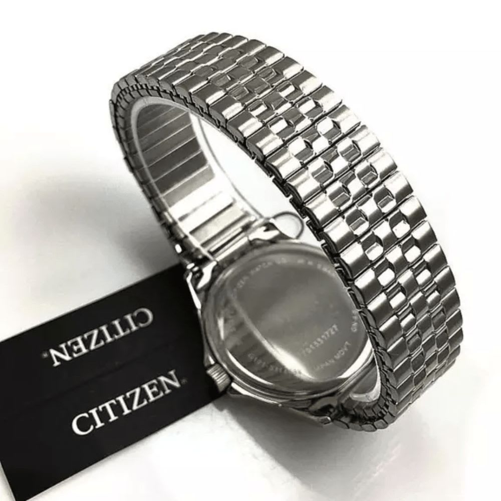 Reloj Citizen Quartz BF5000-94A Plateado Acero Elástico Hombre3