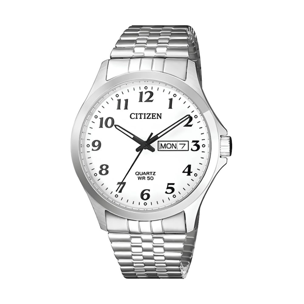 Reloj Citizen Quartz BF5000-94A Plateado Acero Elástico Hombre7
