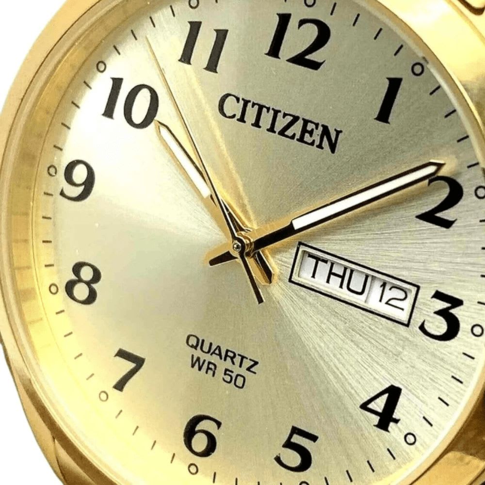 Reloj Citizen Quartz BF5002-99P Dorado Acero Elástico Hombre3