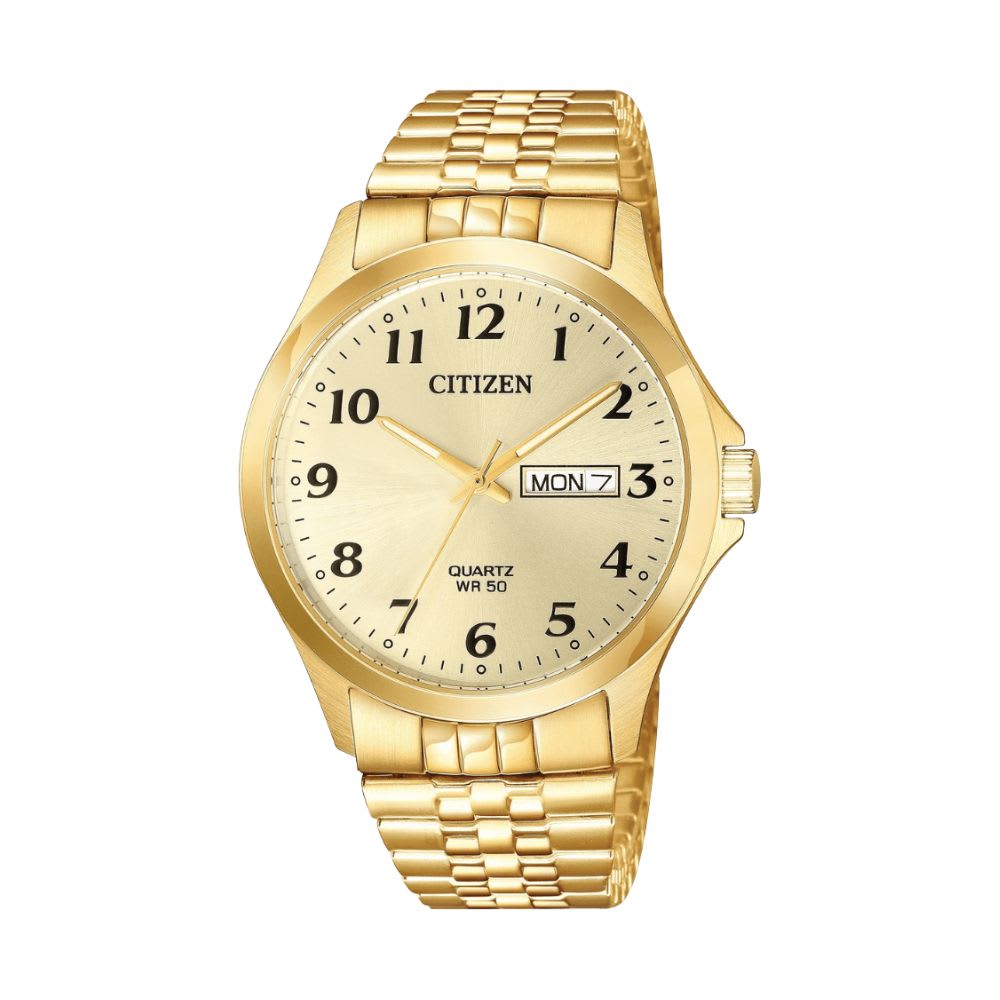 Reloj Citizen Quartz BF5002-99P Dorado Acero Elástico Hombre5