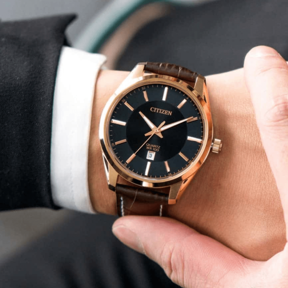 RELOJ CITIZEN BI1033-04E QUARTZ DORADO2