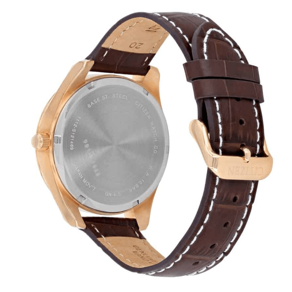 RELOJ CITIZEN BI1033-04E QUARTZ DORADO6