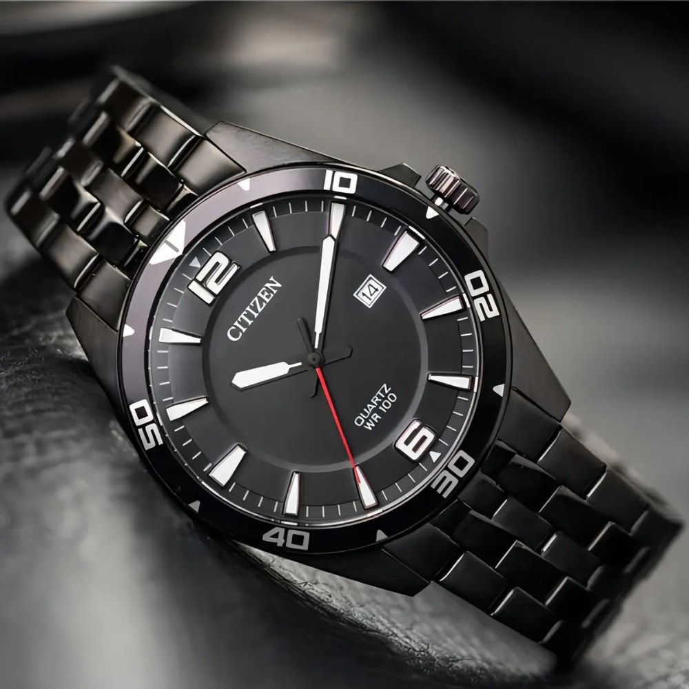 Reloj Citizen Quartz BI5055-51E Negro Acero Hombre4