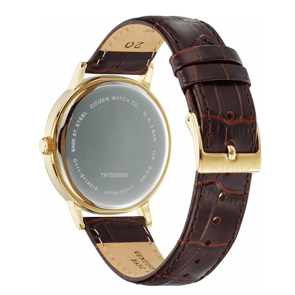 RELOJ CITIZEN BI5072-01A QUARTZ DORADO4