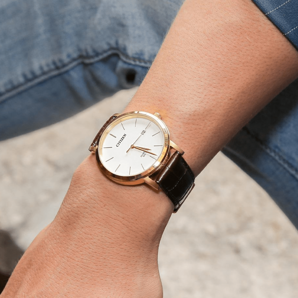 RELOJ CITIZEN BI5072-01A QUARTZ DORADO3