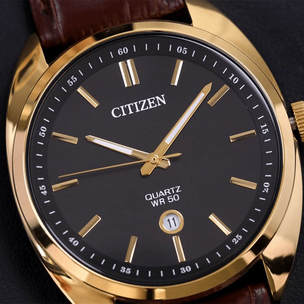 RELOJ CITIZEN BI5092-03E QUARTZ DORADO/NEGRO3
