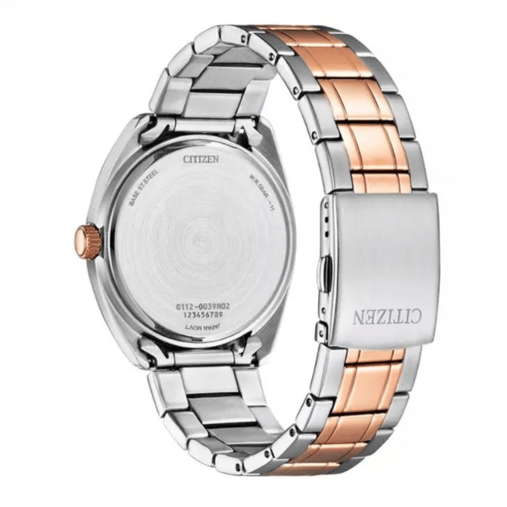 Reloj Citizen Quartz BI5104-57Z Bicolor Acero Dial Verde Hombre3