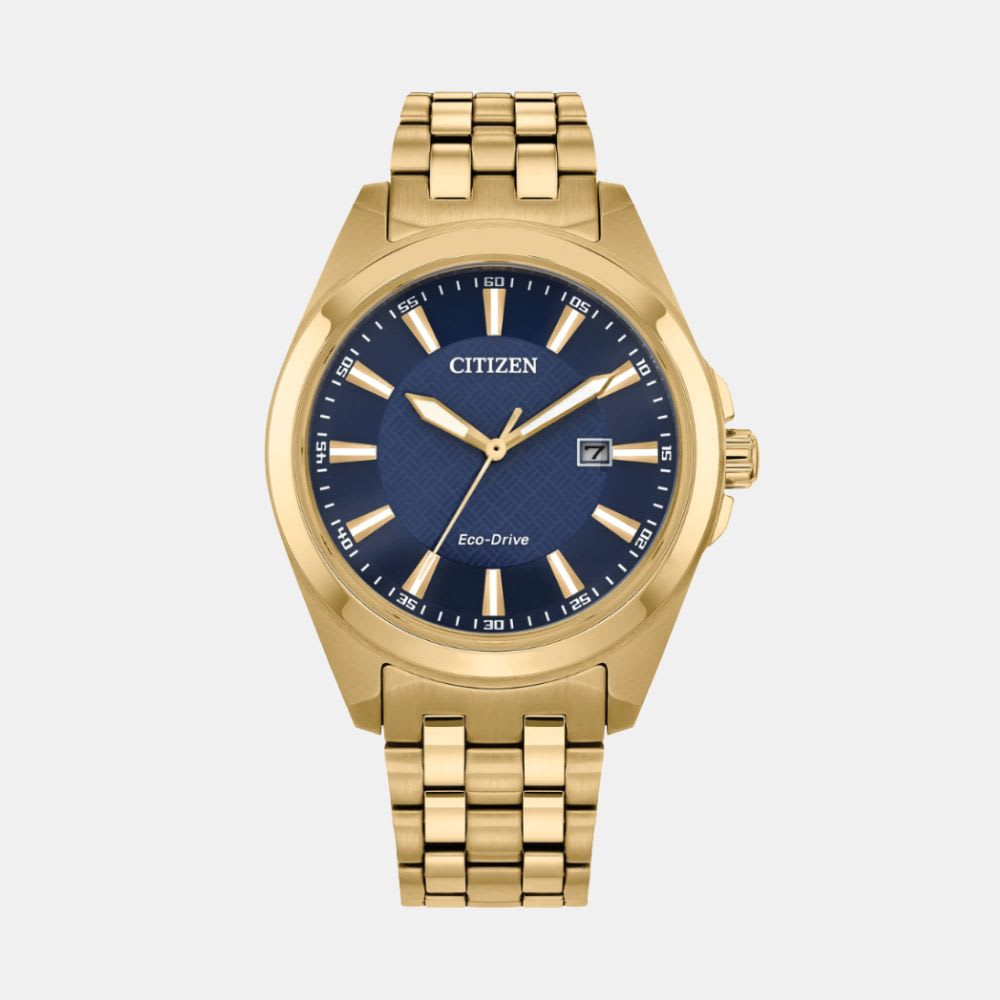 Reloj Citizen Eco-Drive BM7532-54L Dorado Dial Azul Acero Hombre1