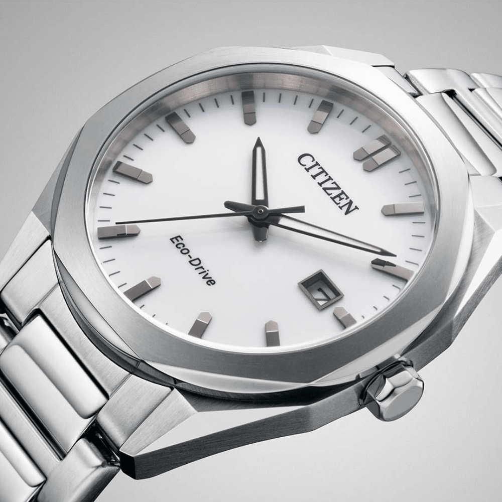 Reloj Citizen Eco-Drive BM7620-83A Plateado Dial Blanco Acero Hombre4