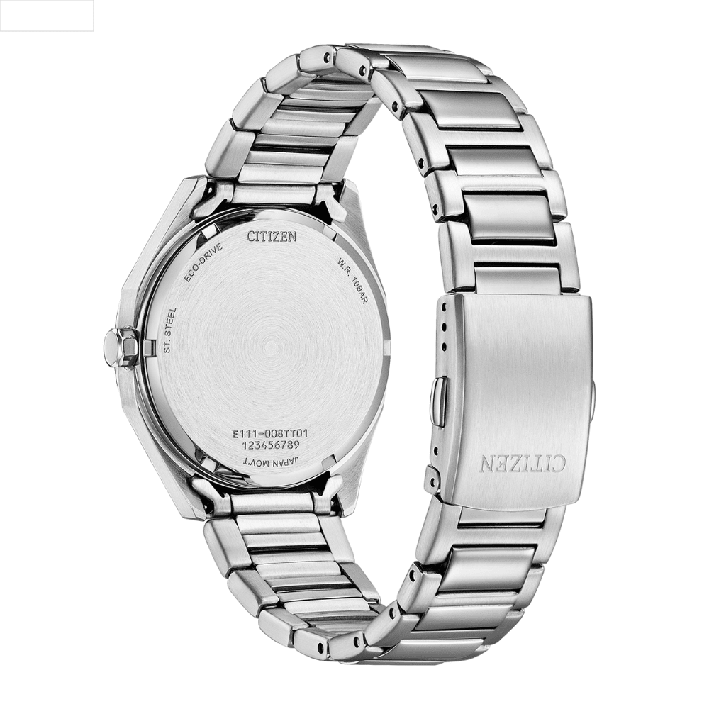 Reloj Citizen Eco-Drive BM7620-83A Plateado Dial Blanco Acero Hombre5