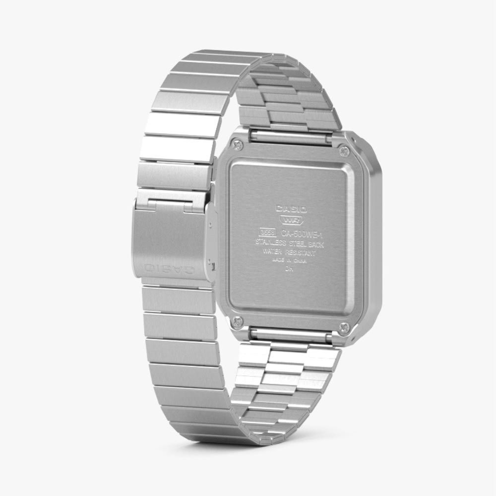 Reloj Calculadora Casio Vintage CA-500WE-1ADF Digital Acero Plateado Unisex7