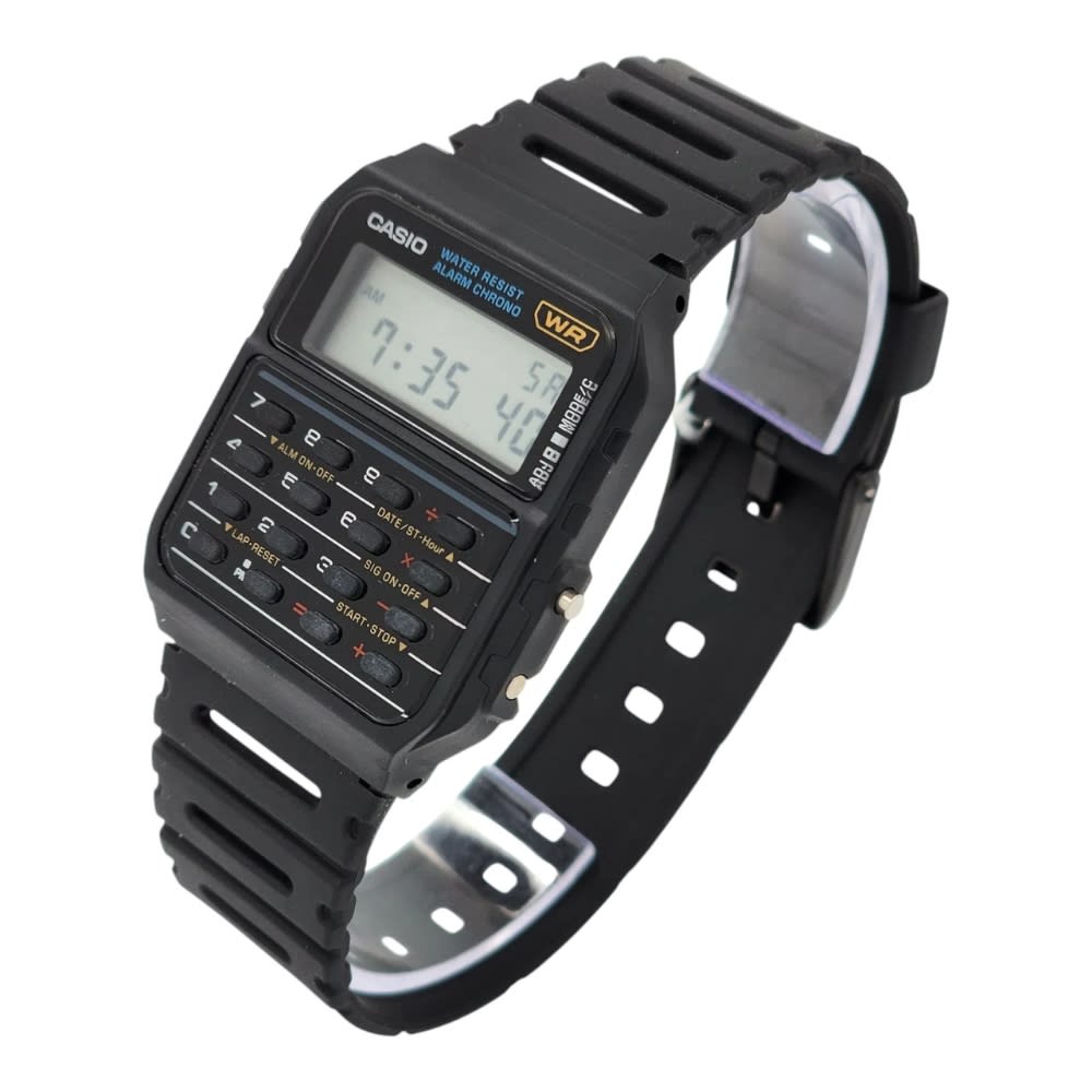 Reloj Calculadora Casio Vintage CA-53W-1Z Digital Resina Negro Unisex6