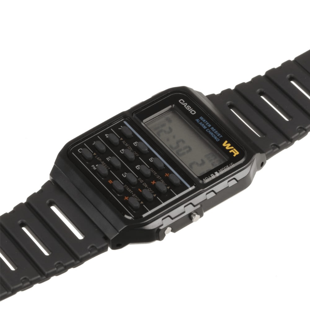 Reloj Calculadora Casio Vintage CA-53W-1Z Digital Resina Negro Unisex7