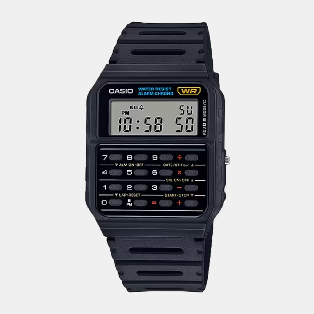 Reloj Calculadora Casio Vintage CA-53W-1Z Digital Resina Negro Unisex1