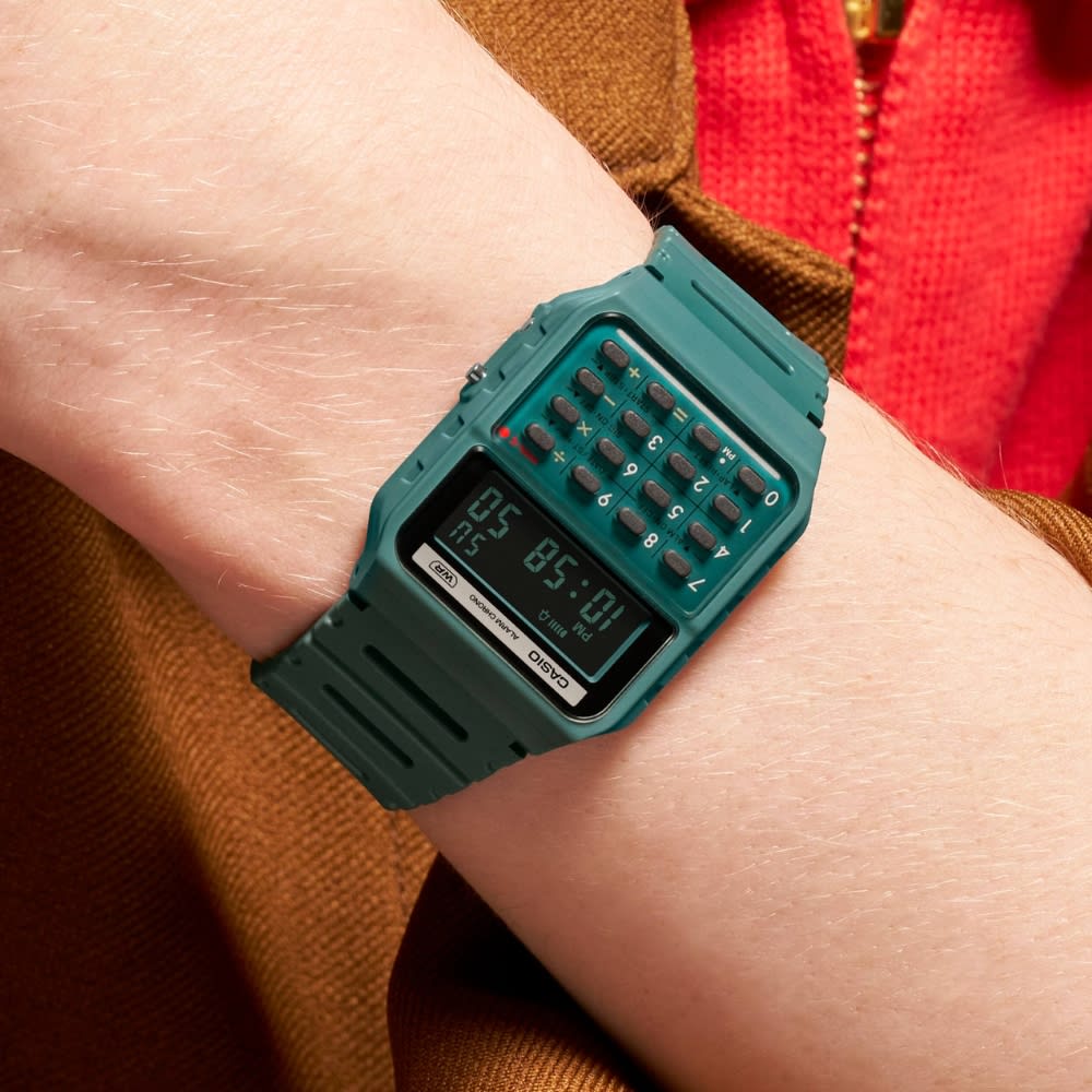 Reloj Calculadora Casio Vintage CA-53WB-3BDF Digital Resina Verde Unisex2