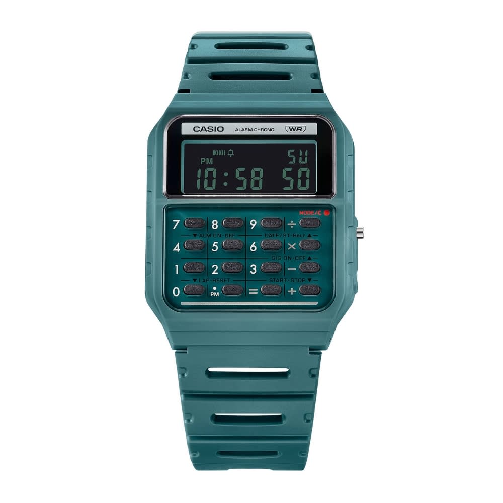 Reloj Calculadora Casio Vintage CA-53WB-3BDF Digital Resina Verde Unisex5