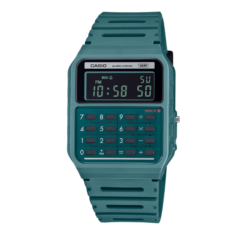 Reloj Calculadora Casio Vintage CA-53WB-3BDF Digital Resina Verde Unisex8