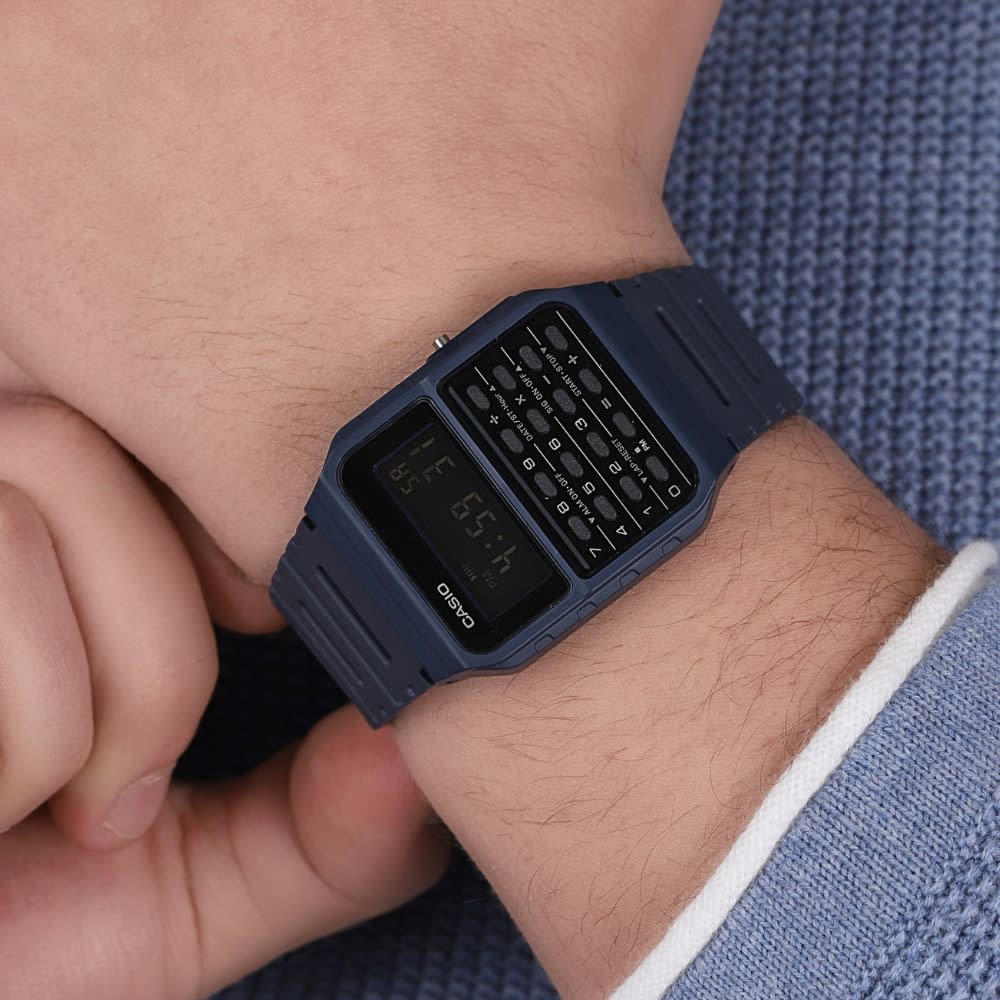 Reloj Calculadora Casio Vintage CA-53WF-2BDF Digital Resina Azul Unisex3