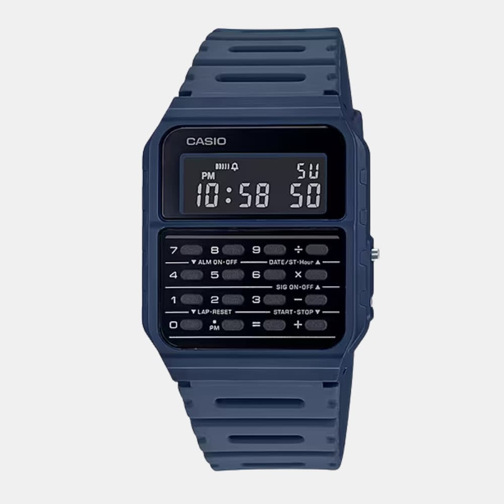Reloj Calculadora Casio Vintage CA-53WF-2BDF Digital Resina Azul Unisex1