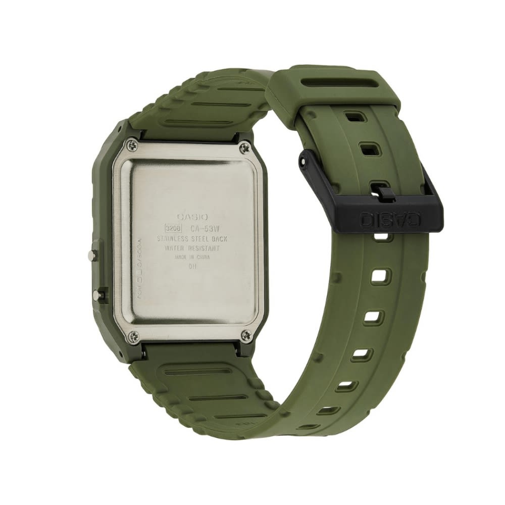 Reloj Calculadora Casio Vintage CA-53WF-3BDF Digital Resina Verde Unisex7