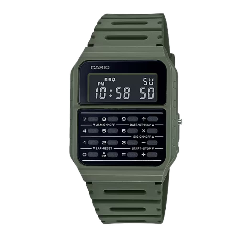Reloj Calculadora Casio Vintage CA-53WF-3BDF Digital Resina Verde Unisex8