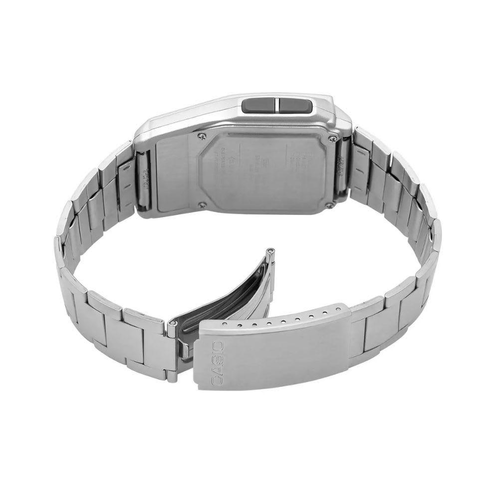 Reloj Casio Vintage  DBC-32D-1ADF Data Bank Plateado Hombre4