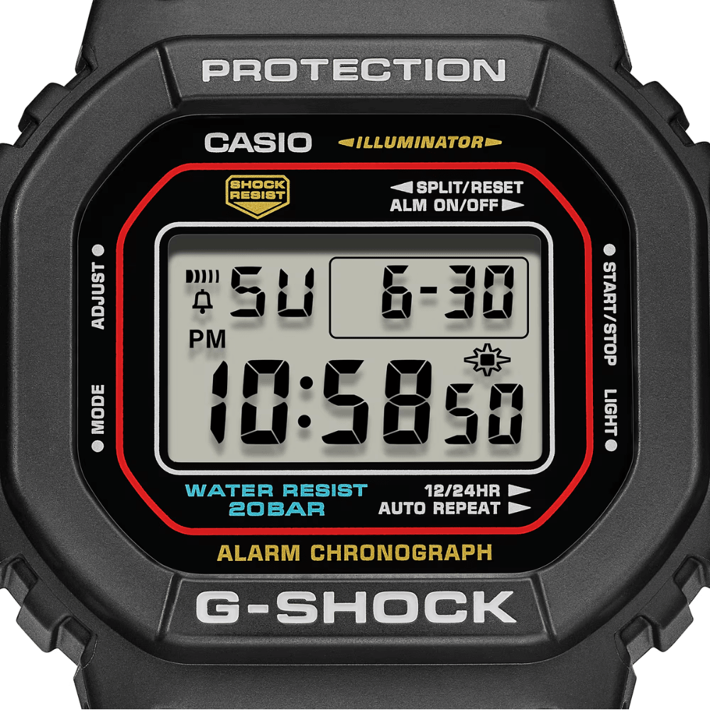 Reloj Casio G-Shock DW-5600RL-1DR Digital Clásico Negro Hombre5