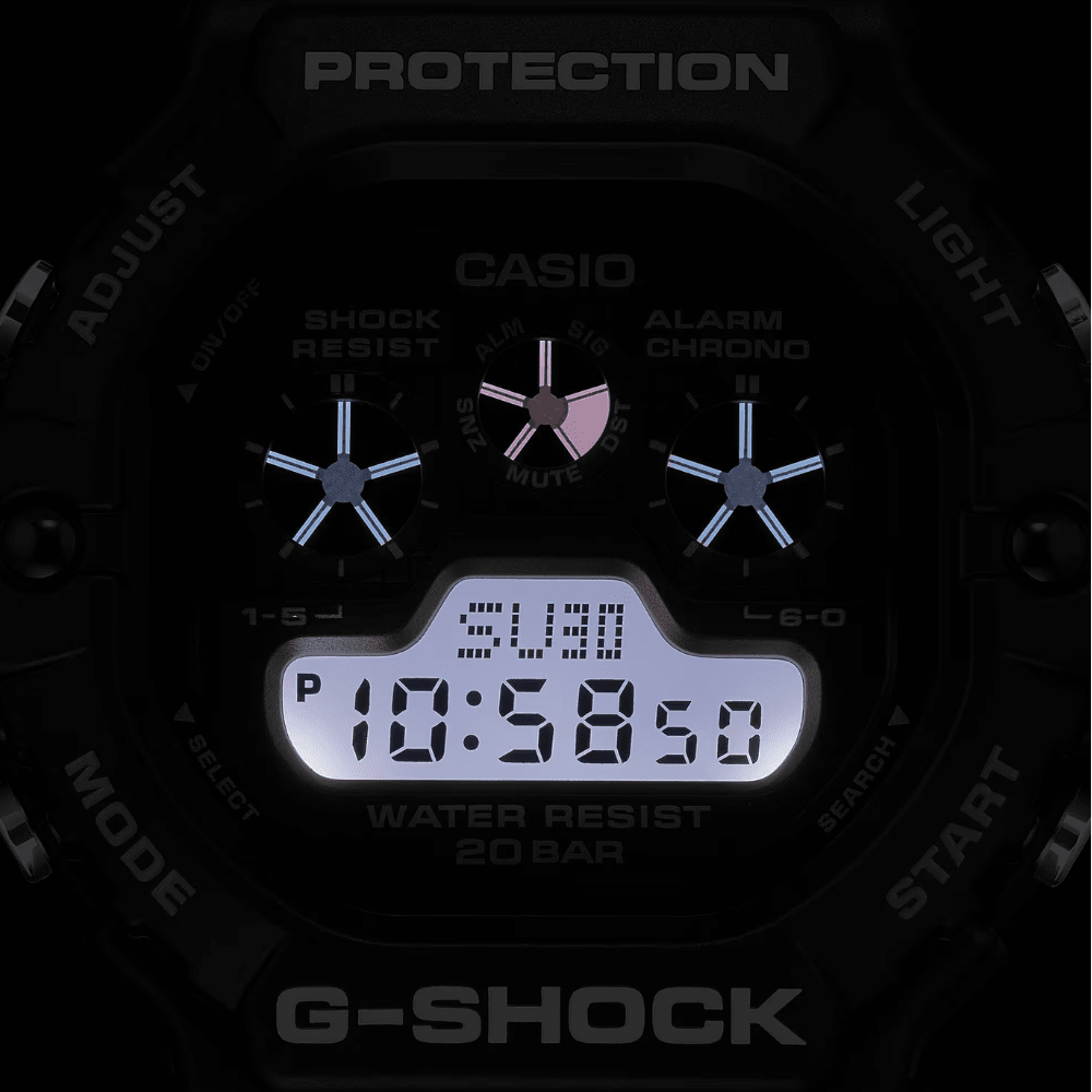 Reloj Casio G-Shock DW-5900U-1DR Clásico Retro Resina Negro Hombre5