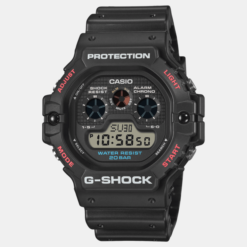 Reloj Casio G-Shock DW-5900U-1DR Clásico Retro Resina Negro Hombre1