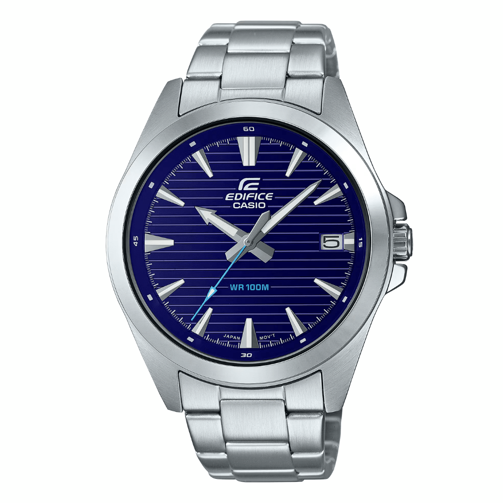 Reloj Casio Edifice EFV-140D-2AVUDF Acero Dial Azul Análogo Plateado Hombre6