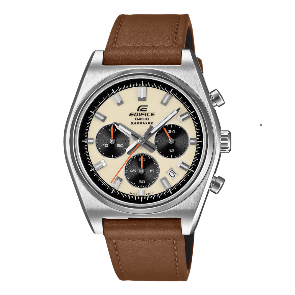 RELOJ CASIO EDIFICE EFB-730L-7AVUDF PLATEADO CRONÓGRAFO1