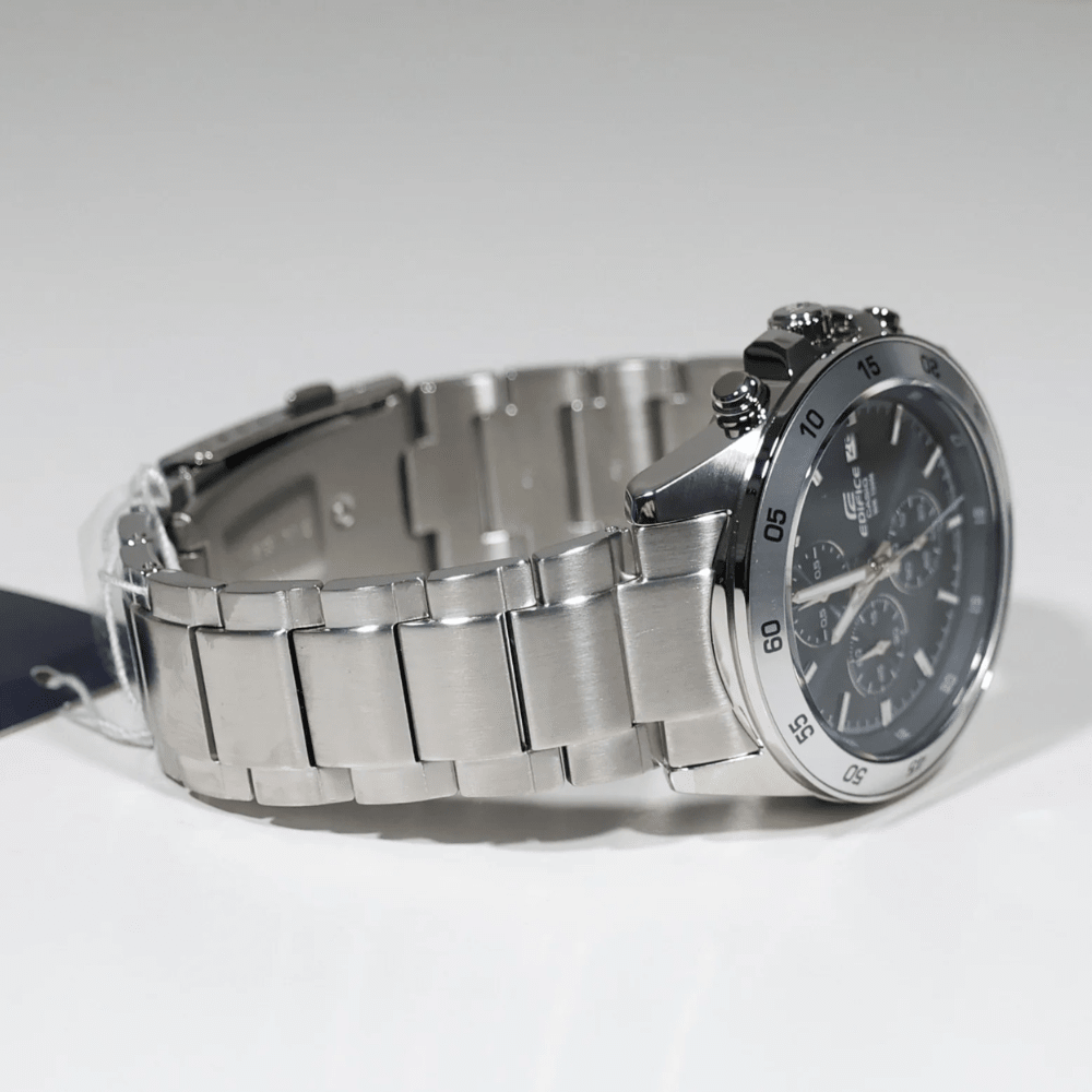 Reloj Casio Edifice  EFR-526D-2AV Acero Dial Azul Análogo Plateado Hombre4