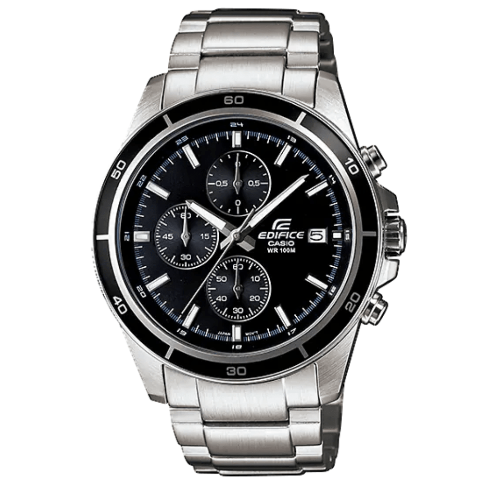Reloj Casio Edifice EFR-526D-1AVUDF Acero Dial Negro Análogo Plateado Hombre5