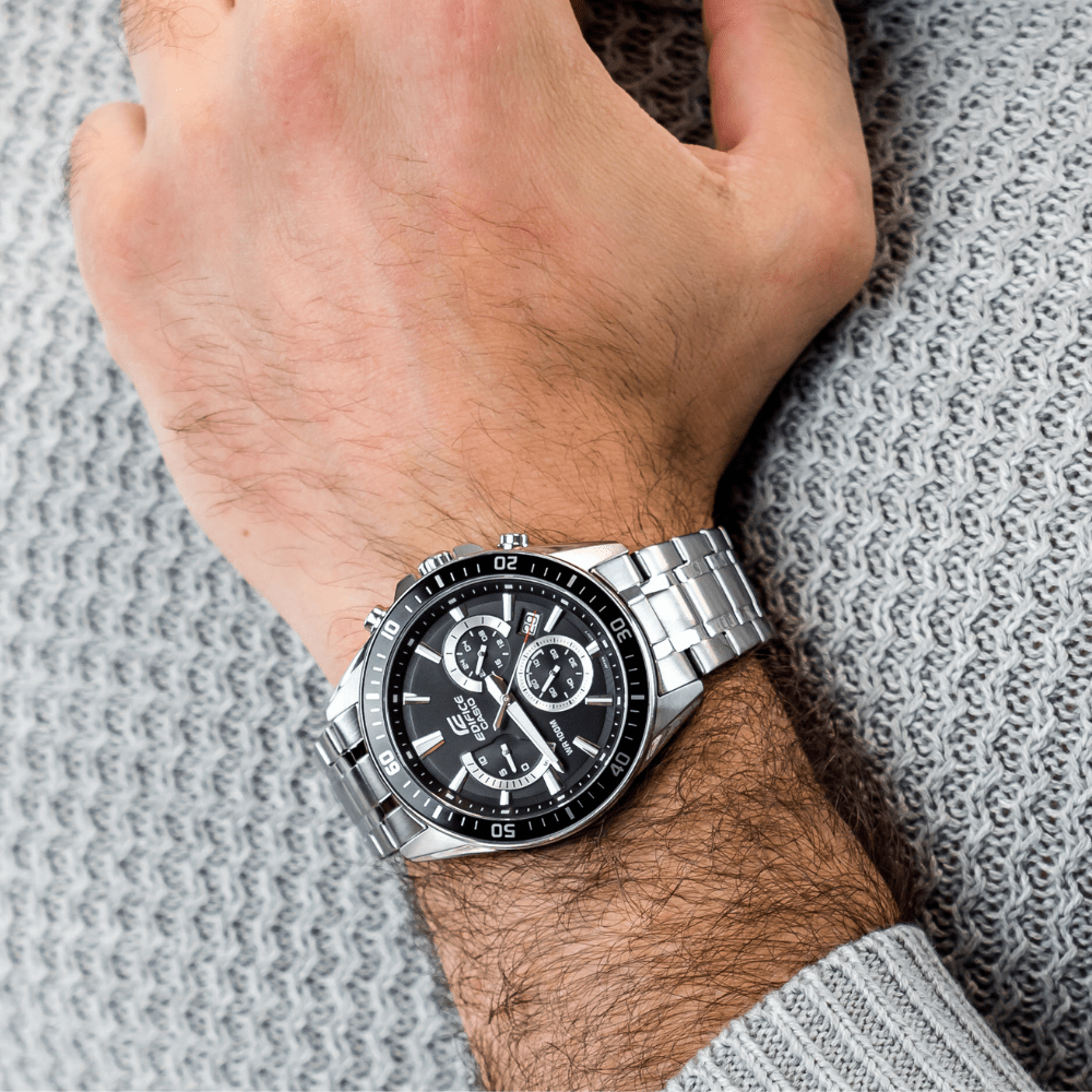 Reloj Casio Edifice EFR-552D-1AVUDF Acero Análogo 3 Esferas Plateado Hombre2