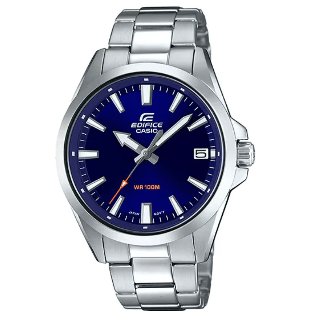 Reloj Casio Edifice EFV-100D-2AVUDF Acero Dial Azul Análogo Plateado Hombre7
