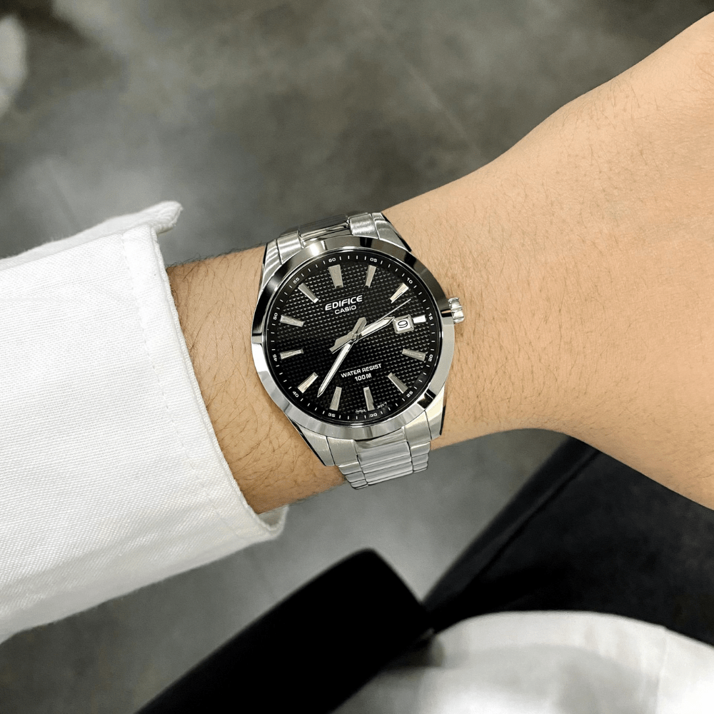 Reloj Casio Edifice EFV-160D-1AVDF Acero Análogo Plateado Hombre2