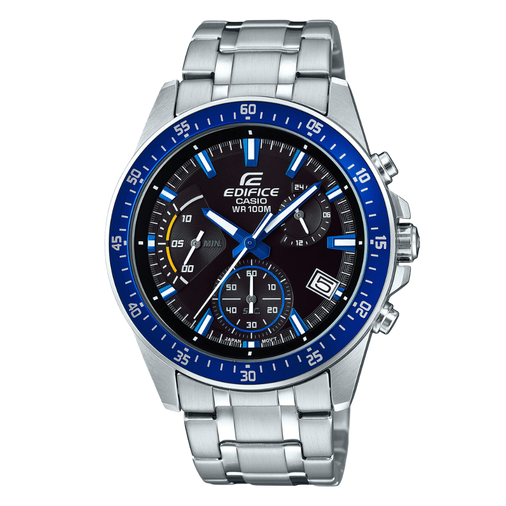 Reloj Casio Edifice EFV-540D-1A2VUDF Cronógrafo Análogo Plateado Hombre6