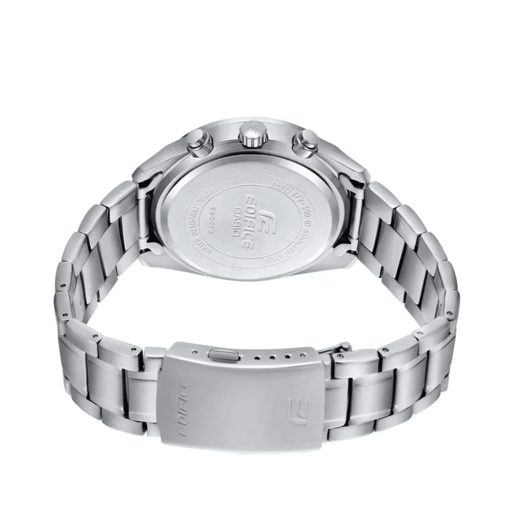 RELOJ CASIO EDIFICE EFV-590D-1AVUDF PLATEADO3