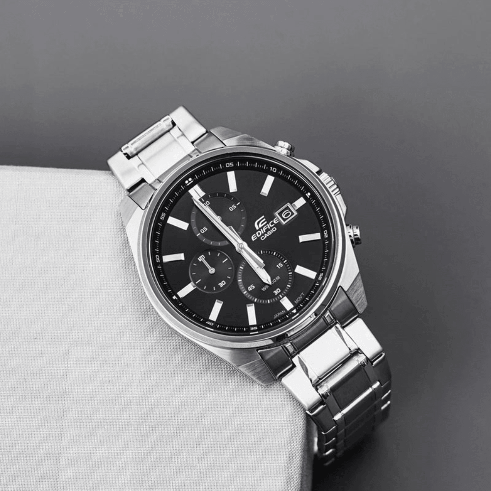 RELOJ CASIO EDIFICE EFV-610D-1AVUDF PLATEADO3