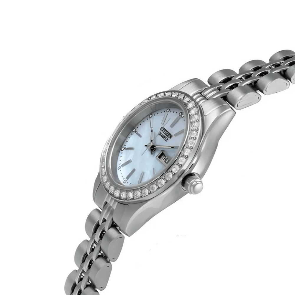 Reloj Citizen Quartz EQ0530-51N Plateado Acero Dial Perlado Mujer3
