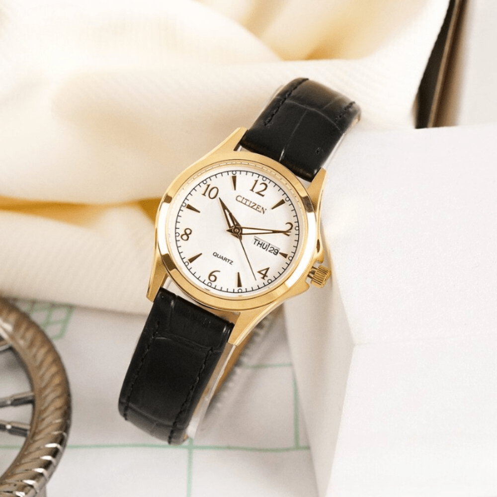 RELOJ CITIZEN EQ0593-26A QUARTZ DORADO3